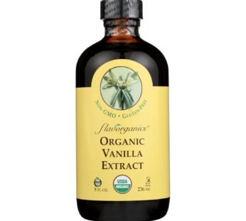 Flavorganics Organic Vanilla Extract – 8 oz