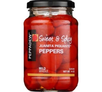 Peppadew Mild Whole Piquante Peppers – Case Of 12 – 14 Oz