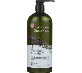 Avalon Organics Hand And Body Lotion Lavender – 32 Fl Oz