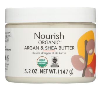 Nourish Argan Butter – Organic – Rejuvenating – 5.2 Oz – 1 Each