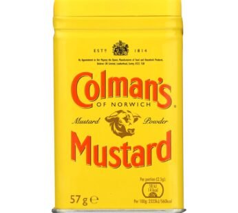 Colmans Dry Mustard Powder – 2 Oz – Case Of 12