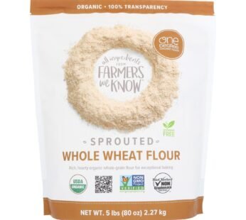 One Degree Organic Foods Whole Wheat Flour – Organic – Case Of 4 – 80 Oz.