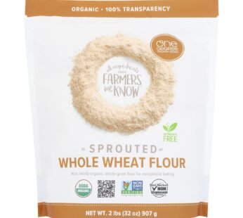 One Degree Organic Foods Sprouted Flour – Whole Wheat – Case Of 6 – 32 Oz.