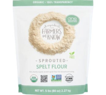 One Degree Organic Foods Sprouted Spelt Flour – Organic – Case Of 4 – 80 Oz.