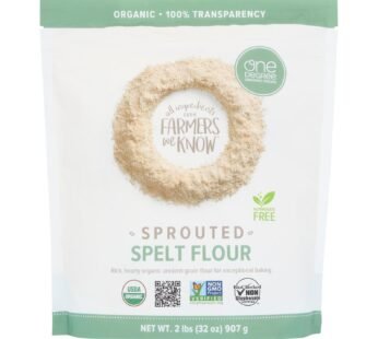 One Degree Organic Foods Sprouted Spelt Flour – Organic – Case Of 6 – 32 Oz.