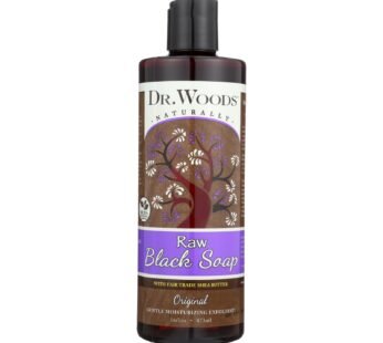 Dr. Woods Shea Vision Pure Black Soap With Organic Shea Butter – 16 Fl Oz