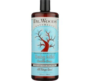 Dr. Woods Shea Vision Pure Castile Soap Baby Mild With Organic Shea Butter – 32 Fl Oz