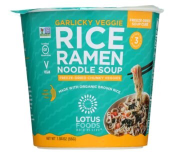 Lotus Foods – Ramen Garlic Vegetable Brown Rice – Case Of 6-1.94 Oz