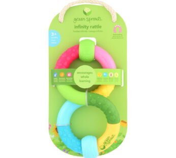 Green Sprouts Teether Rattle – Infinity – 1 Count