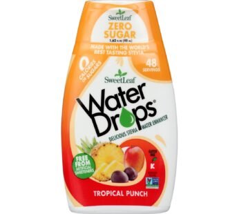 Sweet Leaf Water Drops – Tropical Punch – 1.62 Fl Oz