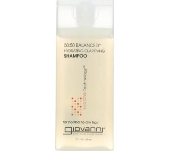 Giovanni Hair Care Products 50/50 Balanced Shampoo – Case of 12 – 2 fl oz