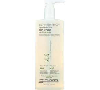 Giovanni Hair Care Products – Shampoo Tea Tree Invigorating – 24 Fz