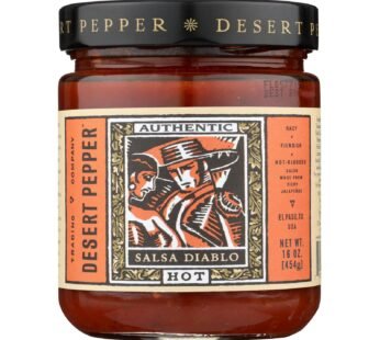 Desert Pepper Trading – Hot Diablo Salsa – Case Of 6 – 16 Oz.