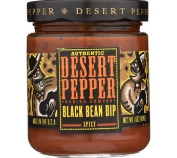 Desert Pepper Trading – Spicy Black Bean Dip – Case Of 6 – 16 Oz.