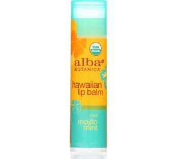 Alba Botanica – Lip Balm – Hawaiian – Case of 24 – 0.15 oz.