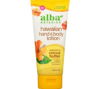 Alba Botanica – Hand & Body Lotion Haw Cocoa Butter – 1 Each 1-6 Fz