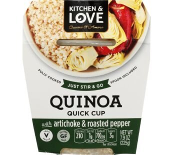 Cucina And Amore – Quinoa Meals – Artichoke And Roasted Pepper – Case Of 6 – 7.9 Oz.