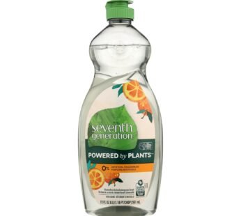 Seventh Generation – Dish Liquid Lemongrass Clementine – Case Of 6-19 Fz