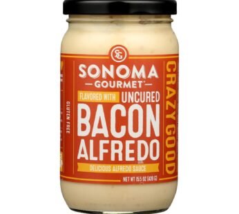 Sonoma Gourmet – Pasta Sauce Bacon Alfredo – Case Of 6-15.5 Oz