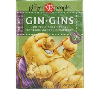 Ginger People Gingins Chewy Original Travel Packs – Case Of 24 – 1.6 Oz