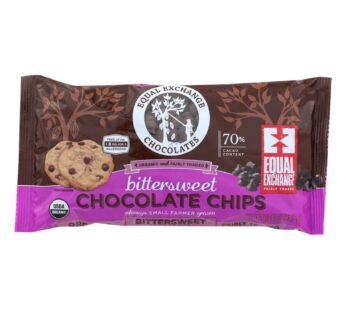 Equal Exchange Organic Bittersweet Chocolate Chips – Bittersweet Chocolate Chips – Case Of 12 – 10 Oz.