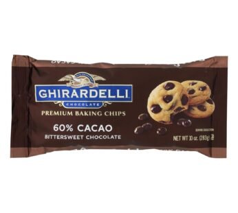 Ghirardelli Cacao Bittersweet – Chocolate Baking Chips – Case Of 12 – 10 Oz.