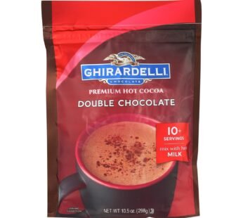 Ghirardelli Hot Cocoa – Premium – Double Chocolate – 10.5 Oz – Case Of 6