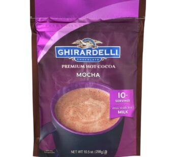 Ghirardelli Hot Cocoa – Premium – Chocolate Mocha – 10.5 Oz – Case Of 6