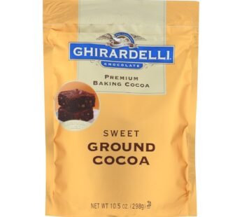 Ghirardelli Baking Cocoa – Premium – Sweet Ground – 10.5 Oz – Case Of 6