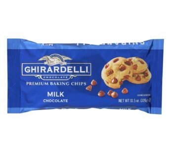 Ghirardelli Baking Chips – Milk Chocolate – Case Of 12 – 11.5 Oz.