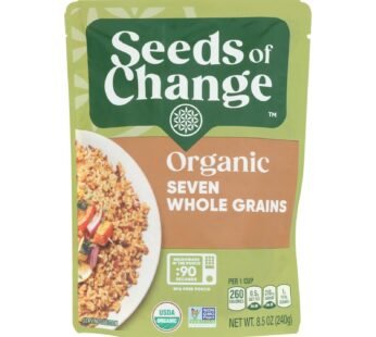 Seeds Of Change Organic Microwavable Seven Whole Grains – Case Of 12 – 8.5 Oz.