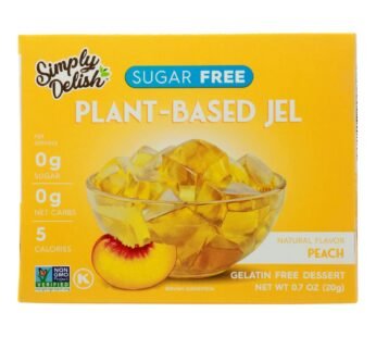 Simply Delish Jel Dessert – Peach – Case Of 6 – 1.6 Oz.