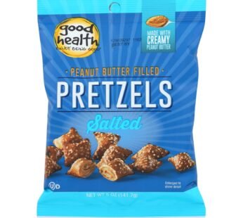 Good Health Butter Pretzels – Peanut Salted – Case Of 12 – 5 Oz.