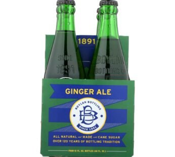 Boylan Bottling – Soda – Ginger Ale – Case of 6 – 4/12 fl oz.