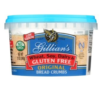 Gillian’s Food Plain Bread Crumbs – Original – Case Of 12 – 12 Oz.