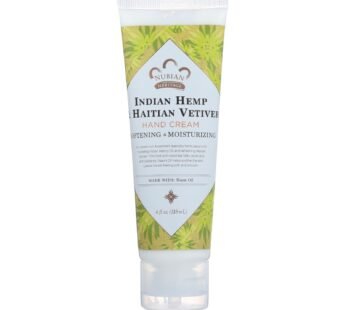 Nubian Heritage Hand Cream Indian Hemp And Haitian Vetiver – 4 Oz