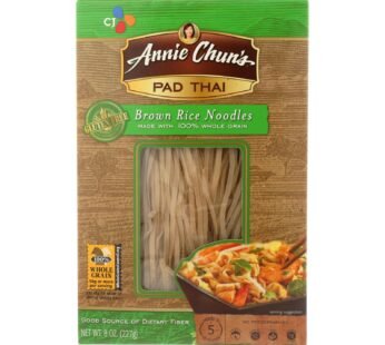 Annie Chun’s Pad Thai Brown Rice Noodles – Case Of 6 – 8 Oz.