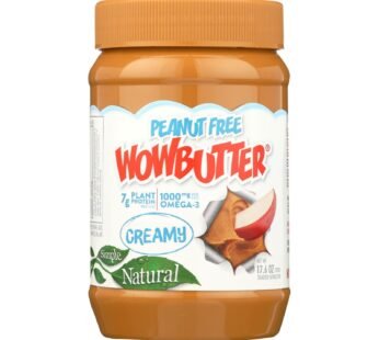 Wowbutter Creamy Peanut Free Spread – Case Of 6 – 17.6 Oz.