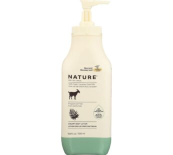 Nature By Canus Lotion – Goats Milk – Nature – Fragrance Free – 11.8 Oz