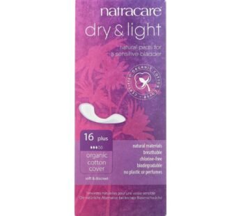 Natracare – Pads Dry&light Plus – 1 Each – 16 Ct