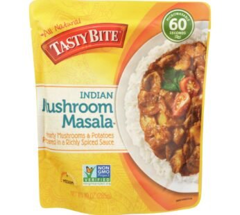 Tasty Bite Entree – Indian Cuisine – Mushroom Masala – 10 Oz – Case Of 6