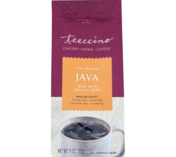 Teeccino Mediterranean Herbal Coffee Java – 11 Oz – Case Of 6