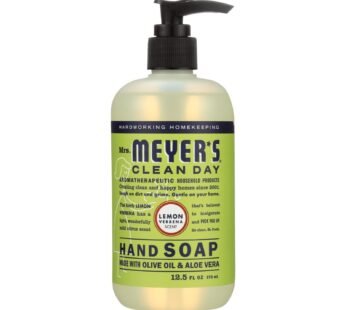 Mrs. Meyer’s Clean Day – Liquid Hand Soap – Lemon Verbena – Case of 6 – 12.5 oz