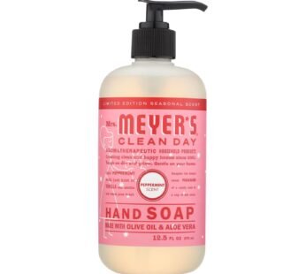 Mrs. Meyer’s Clean Day – Liquid Hand Soap – Peppermint – Case of 6 – 12.5 fl oz.