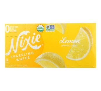 Nixie Sparkling Water – Sparkling Water Lemon – Case of 3 – 8/12 FZ