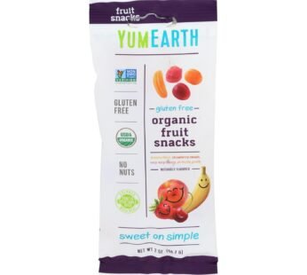 Yumearth Organics – Organic Fruit Snack – 4 Flavors – Case Of 12 – 2 Oz.