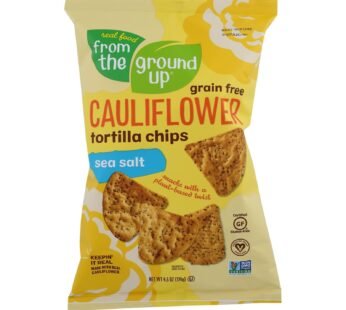 From The Ground Up – Tort Chips Clflwr Sea Salt – Case Of 12 – 4.5 Oz