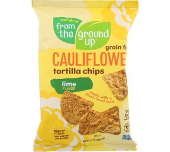 From The Ground Up – Tort Chips Clflwr Lime – Case Of 12 – 4.5 Oz