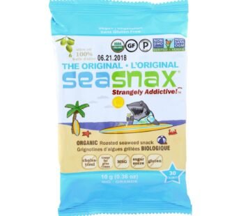 Seasnax Organic Classic Single – 5 Full Sheets – Case Of 12 – 0.36 Oz.