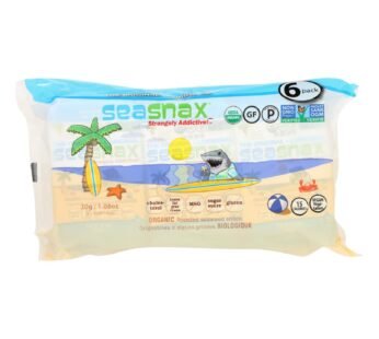 Seasnax Organic Seaweed Snack – Original – Case Of 12 – 1.08 Oz